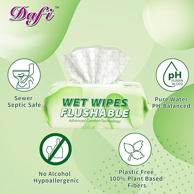 DAFI wet wipes （pack of 6）
