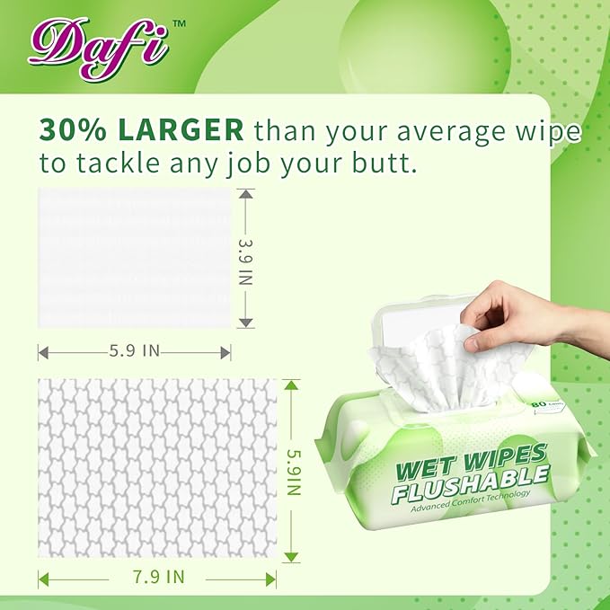 DAFI wet wipes （pack of 6）
