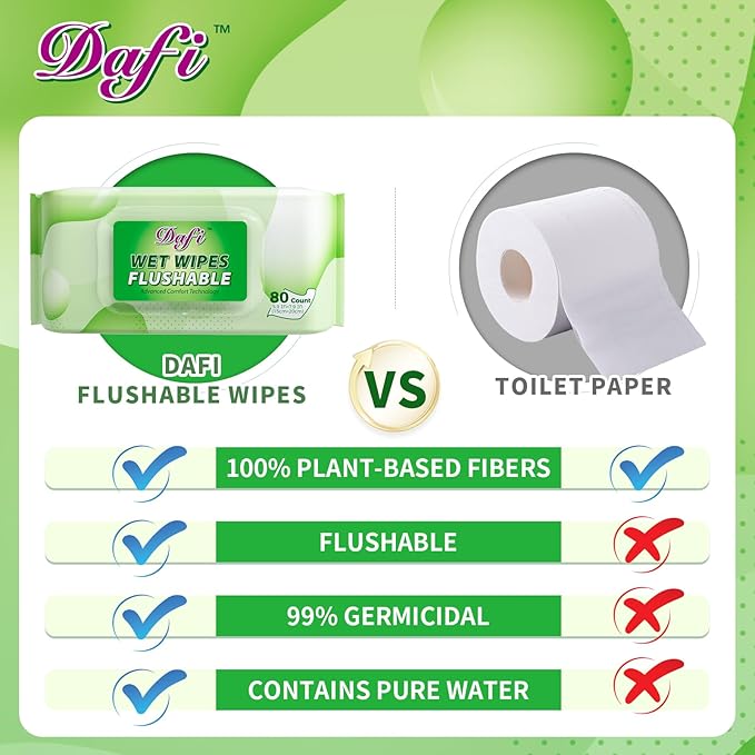 DAFI wet wipes （pack of 6）