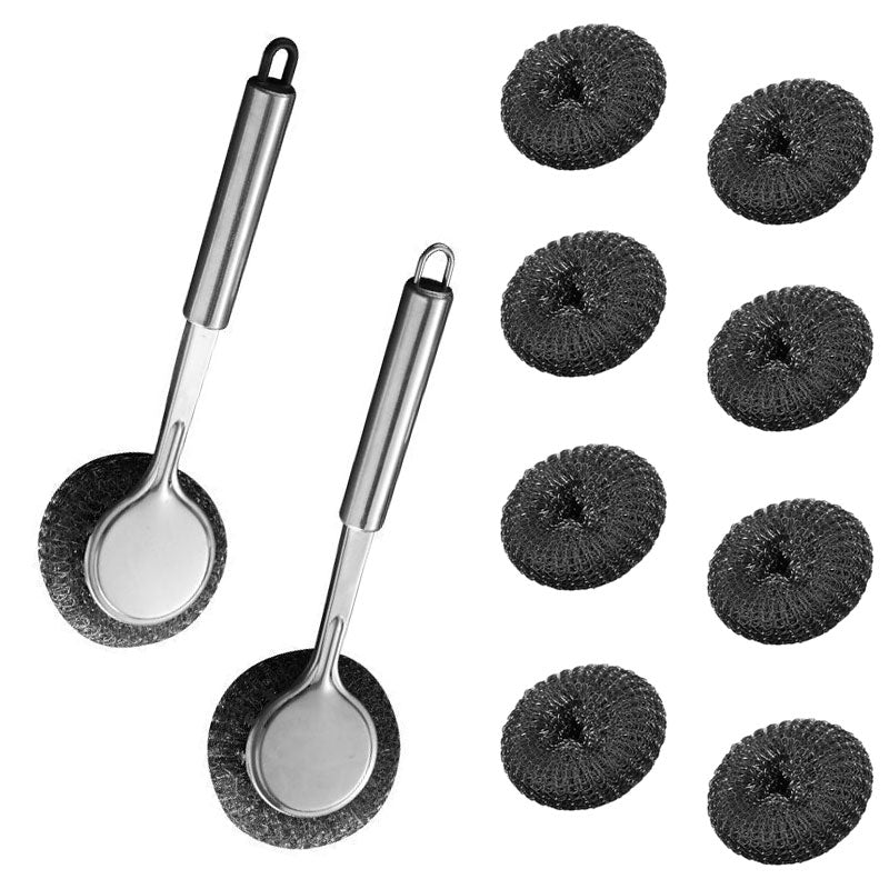 Stainless Steel Long-handled Brush（pack of 12）