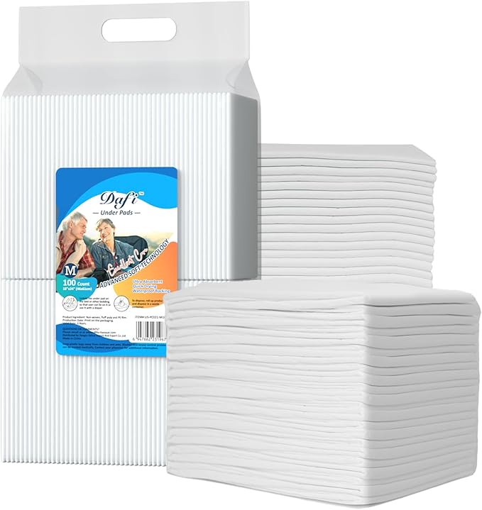 Dafi UnderPads（36”x 36”(40 Count)） Bed Pads Extra Large
