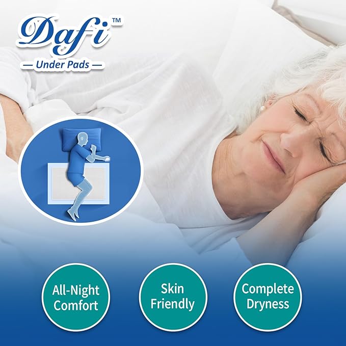 Dafi UnderPads（36”x 36”(40 Count)） Bed Pads Extra Large